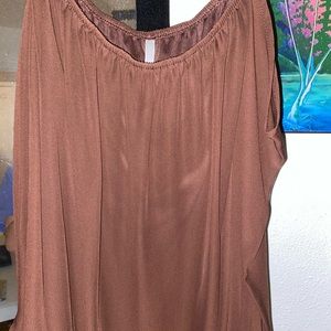 sheer off the shoulder top